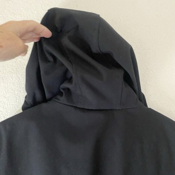 Calvin Klein Hooded Zip-Up Jacket Mens L Black Nylon Outdoors - Picture 11 of 14